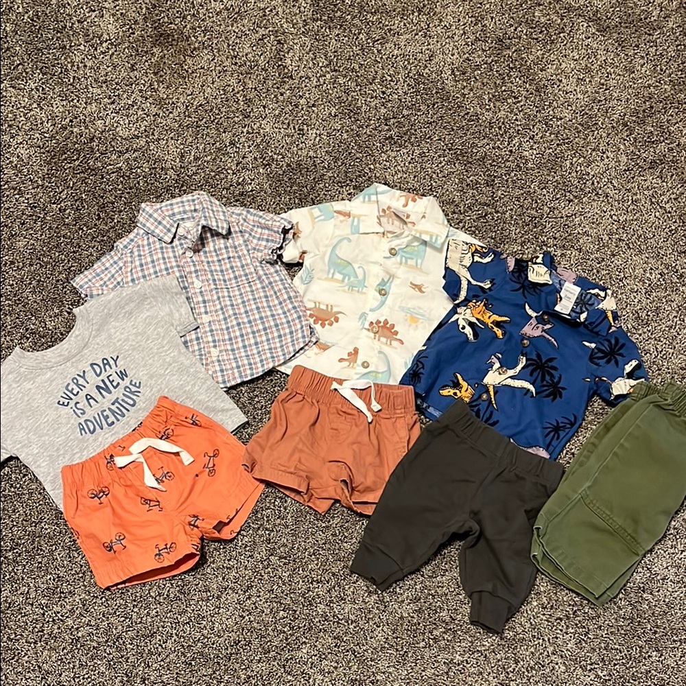 Baby boy set of 4 outfits- 3M